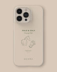 Beige Country Club Phone Case
