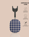 Blue Houndstooth AirPods Max Case