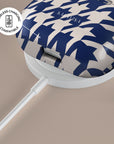 Blue Houndstooth AirPods Case