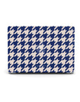 Blue Houndstooth MacBook Case