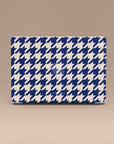 Blue Houndstooth MacBook Case