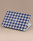 Blue Houndstooth MacBook Case