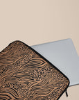 Zebra Leopard Laptop Sleeve