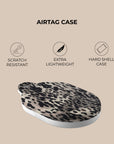 Dark Animal Skin AirTag Holder