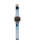 Ocean Blue Paint Galaxy Watch Band