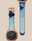Ocean Blue Paint Galaxy Watch Band