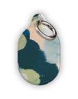 Green Canvas AirTag Holder