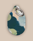 Green Canvas AirTag Holder