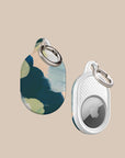 Green Canvas AirTag Holder