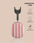 Coral Stripe AirPods Max Case