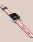 Coral Stripe Apple Watch Band
