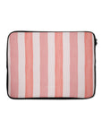 Coral Stripe Laptop Sleeve