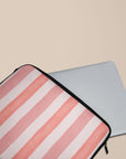Coral Stripe Laptop Sleeve