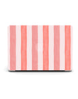 Coral Stripe MacBook Case