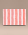 Coral Stripe MacBook Case