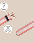 Coral Stripe Galaxy Watch Band