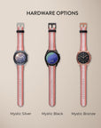 Coral Stripe Galaxy Watch Band