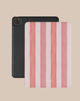 Coral Stripe iPad Case