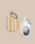 Grooved Orange AirTag Holder