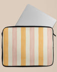 Grooved Orange Laptop Sleeve