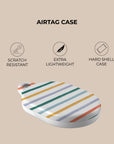 Summer Stripes AirTag Holder
