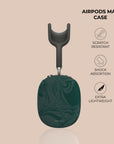 Dark Green Swirl AirPods Max Case
