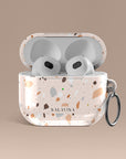 Pink Terrazzo Wonderland AirPods Case