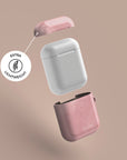 Rose Pink Watercolor AirPods Case