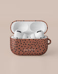 Orange Polka Dots AirPods Case