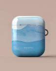 Ocean Blue Watercolor AirPods Case
