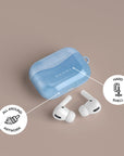 Ocean Blue Watercolor AirPods Case