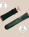 Forest Green Watercolor Apple Watch Band Apple Watch Bands - SALAVISA