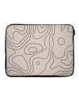 Rose Pink Topographic Laptop Sleeve