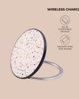 Pink Terrazzo Wireless Charger