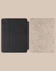 Beige Topographic iPad Case