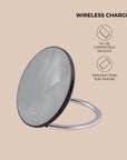 Light Grey Watercolor Wireless Charger