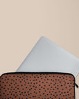 Orange Polka Dots Laptop Sleeve