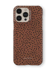 Burnt Orange Polka Dots Phone Case