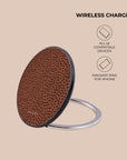 Orange Polka Dots Wireless Charger