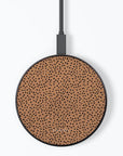 Burnt Orange Polka Dots Wireless Charger