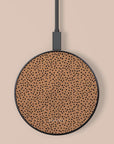 Burnt Orange Polka Dots Wireless Charger