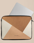 Brown Paper Sheets Laptop Sleeve