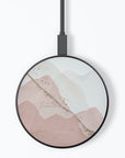 Pink & Gold Abstract Wireless Charger