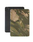 Olive Green Splash iPad Case