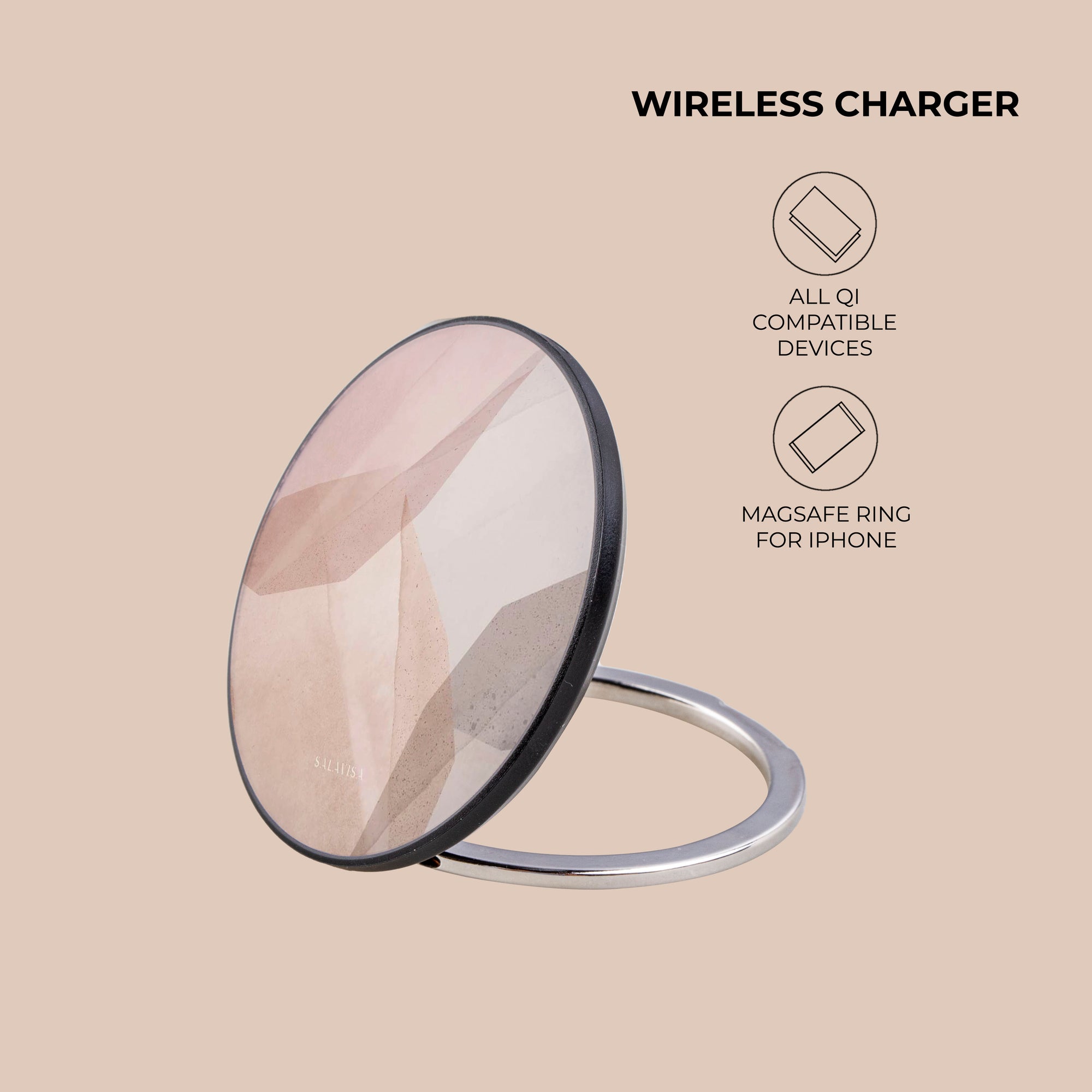 Copper Rocks Wireless Charger