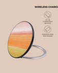 Orange Sunset Tie Dye Wireless Charger