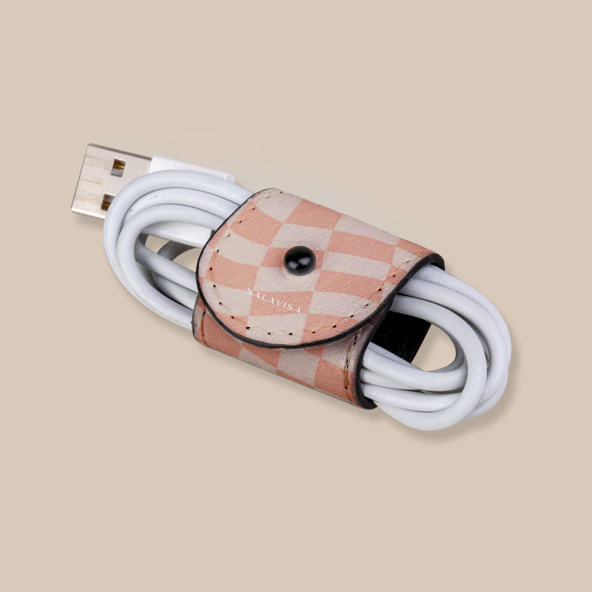 Neutral Wave Checkered EcoWrap Cord