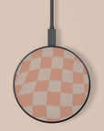 Neutral Wave Checkered Wireless Charger