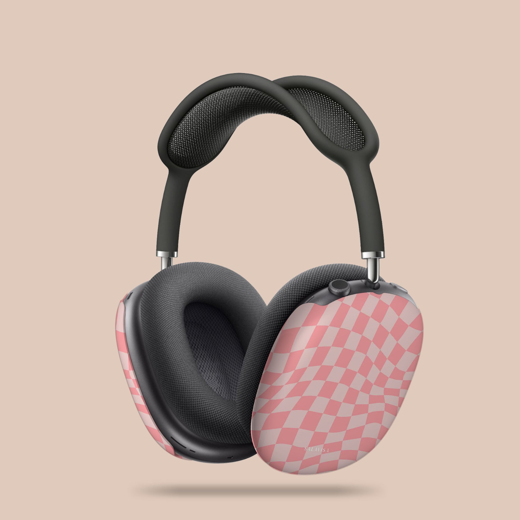 Pink Wave Checkered AirPods Max Case