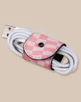 Pink Wave Checkered EcoWrap Cord